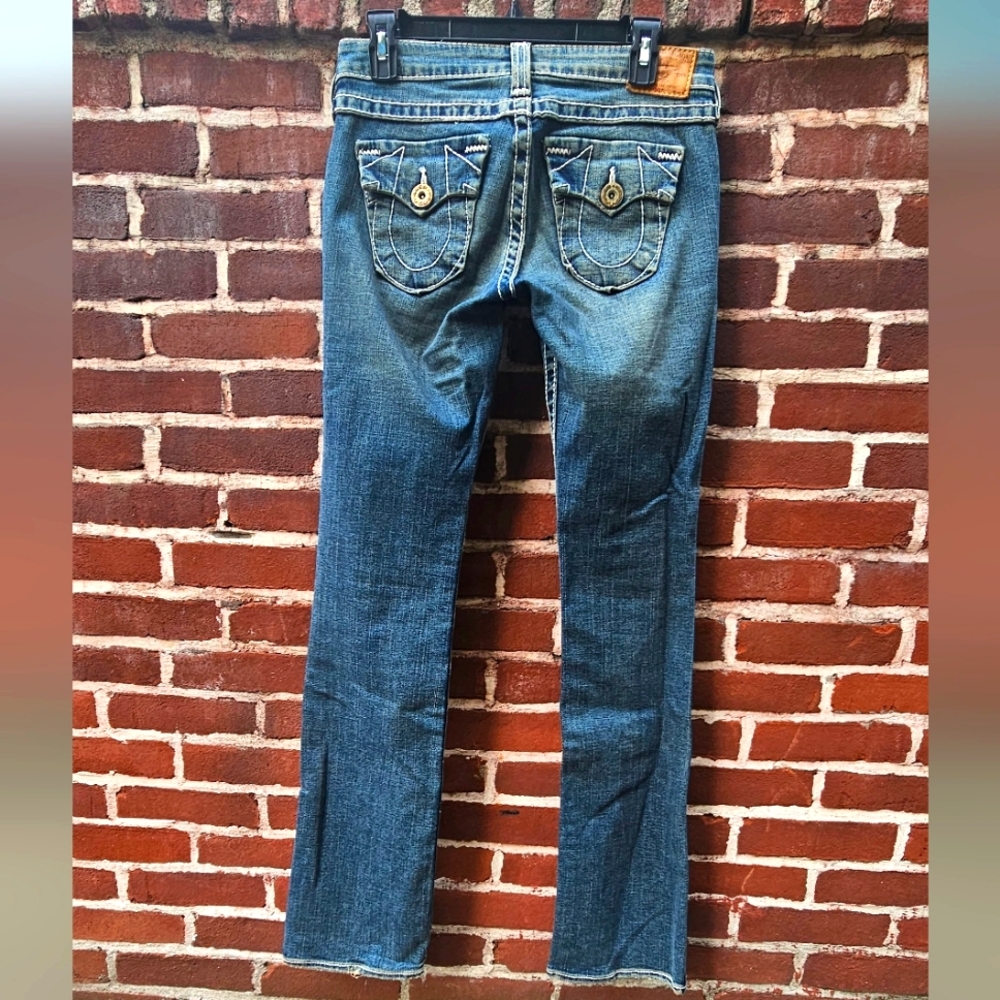 Vintage True Religion boot cut low rise denim jeans
